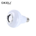 OKELI 24 Keys Remote Control Wireless Stereo Audio Speaker 10W E27 RGB Changing LED Light Bulb